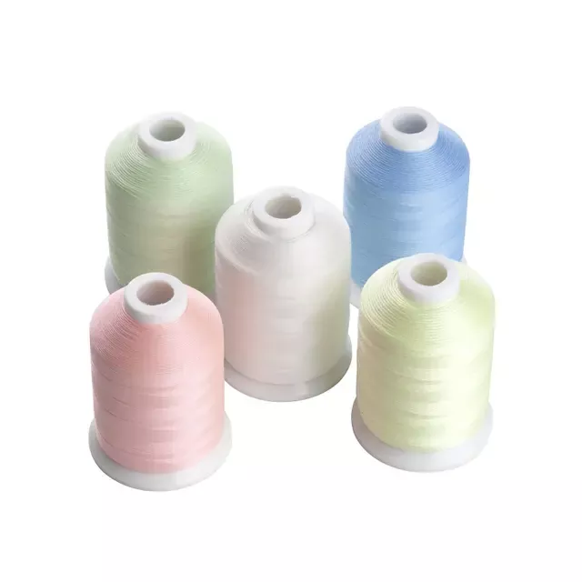 Ață Luminoasă pentru Broderie Poliester 150D/2 3000m